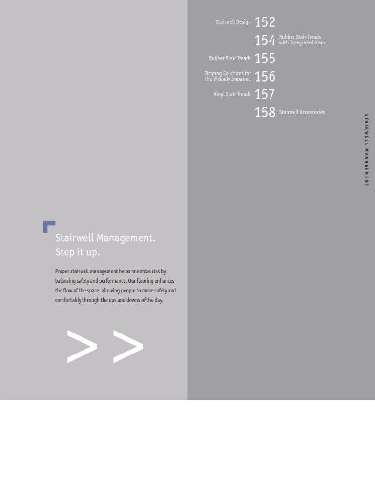 2015 Stairwellmgmnt Johnsonite Story PDF Stairs Building Technology