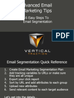 6 Steps To Email Segmentation - Rob Van Slyke 4-2010