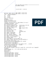 PuTTY log captures boot sequence of embedded device