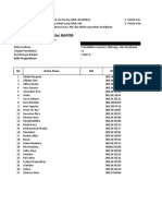 Format Nilai Rapor 20161 Kelas - 6 Pendidikan Jasmani, Olahraga, Dan Kesehatan