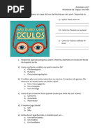 Ficha -  Não quero usar  óculos