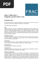 FRAC CODE LIST 1: Fungicides Sorted by FRAC Code