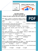 Đề thi và đáp án môn tiếng anh thi công chức tỉnh Quảng Ngãi đợt 2 năm 2018 từ câu 100 đến 150 PDF