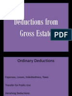 Deductions From Gross Estate - Philippines