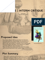 Premise - Interim Critique