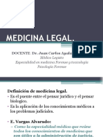 Medicina Legal Introducción 2017