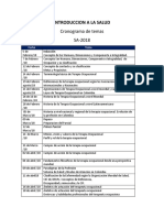 Cronograma de Actividades