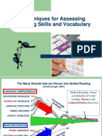 Topic 8 Techniques for Assessing Reading Skills and Vocabulary 2016