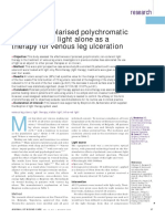 The Use of Polarised Polychromatic Noncoheerent Light Alone As A Therapy For Venous Leg Ulceration