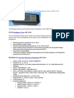 Alat Ukur Kekasaran Permukaan Surface Roughness Tester SRT