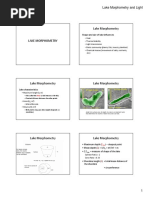 Lake Morphometry: Shape and Size of Lake Influences