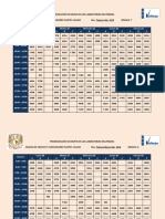 Calendarización 2018-2 Actualizado