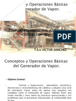 Conceptos y Operaciones Básicas de Generadores de Vapor