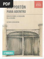Del Porton para Adentro Ensayos Sobre La Educacion en La Guajira PDF