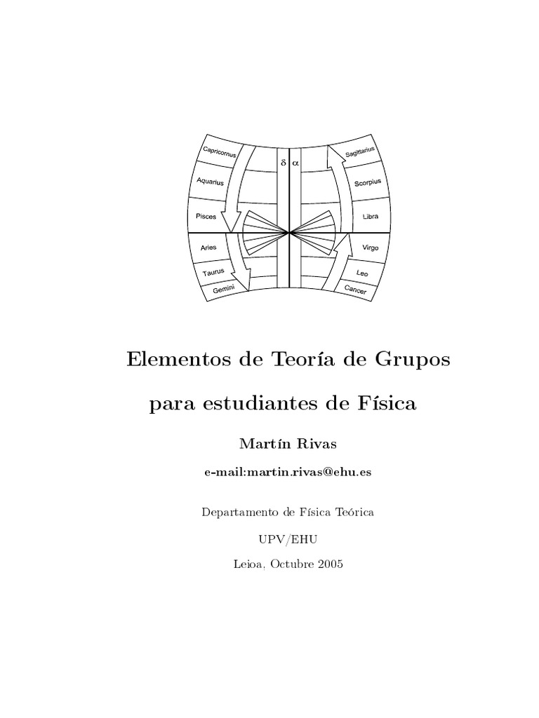 Elementos de La Teoría de Gauge PDF Tensor Topología diferencial