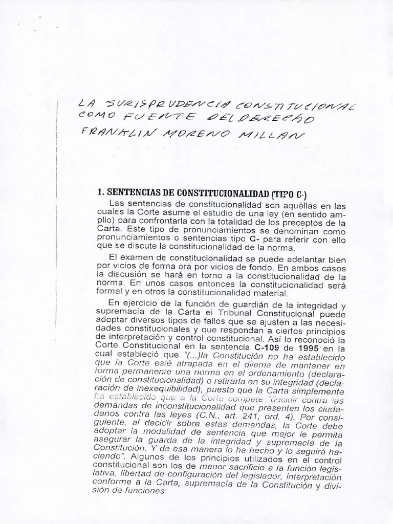 Tipos de Sentencias