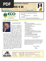 March Newsletter 2018