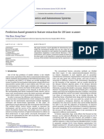 Prediction-Based Geometric Feature Extraction For 2D Laser Scanner