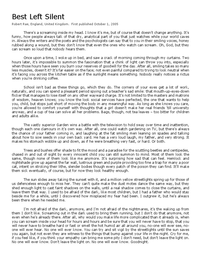 Short Stories Nature