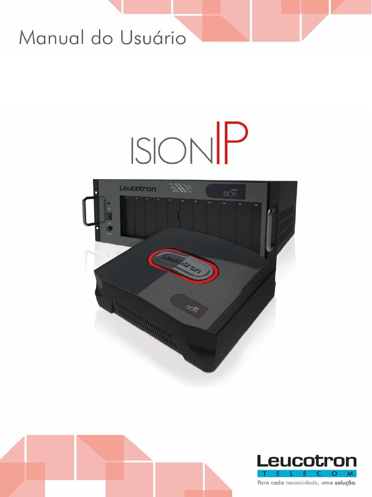 Manual do Usuário - ISION IP Leucotron | PDF | Endereço de IP | Telefone