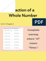 3.6a Fraction of a Whole Number