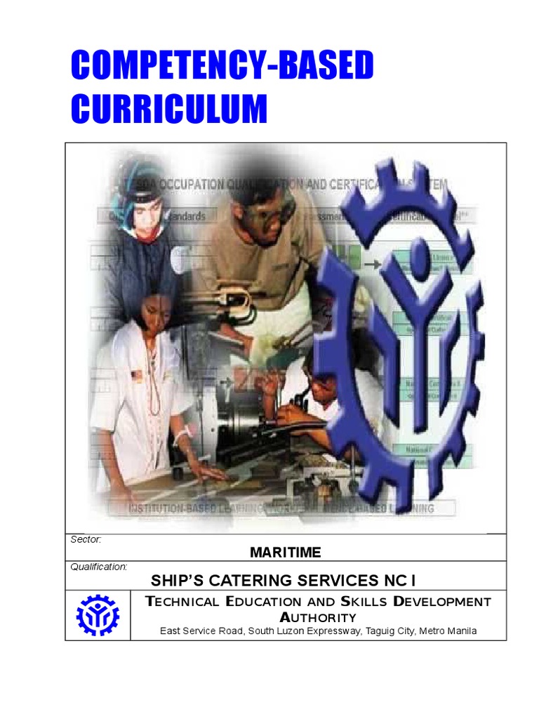 Ship's Catering Services NC I Curriculum | PDF | Hygiene | Food Safety