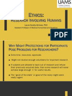 Ethics-Research Involving Humans LGG