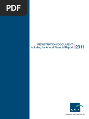 Registration Document 2011 | Pdf | Insurance | Financial Statement