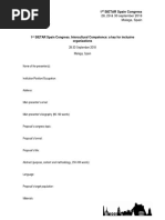 Download Call for Proposals SPAIN Congress - Template by Alma SN372155481 doc pdf