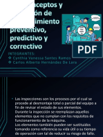 2.3. Conceptos y Aplicación de Mantenimiento Preventivo, Predictivo y Correctivo