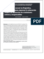 La Educación Argentina, Un Contenido para Repensar La Educación Frente A La Formación de Ciudadanos Activos y Responsables PDF