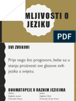 Zanimljivosti o Jeziku