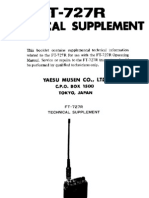 Yaesu FT-727R Technical Supplement Service Manual