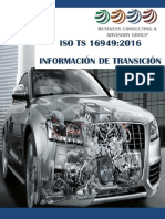 Boletin Tecnico Iso Ts 16949