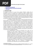 Socialismo Siglo Xxi en El Ecuador