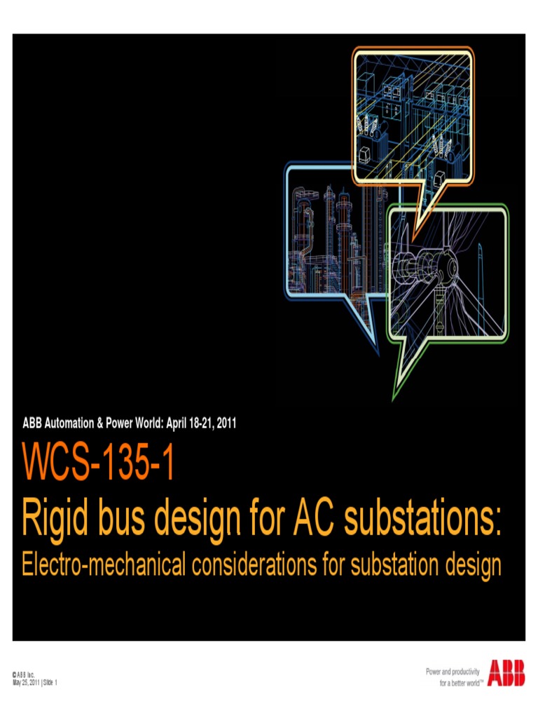 Prez_Rigid Bus Design for AC Substations Electrical Substation