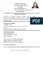 Curriculum Vitae Clarita