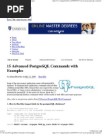 15 Advanced PostgreSQL Commands