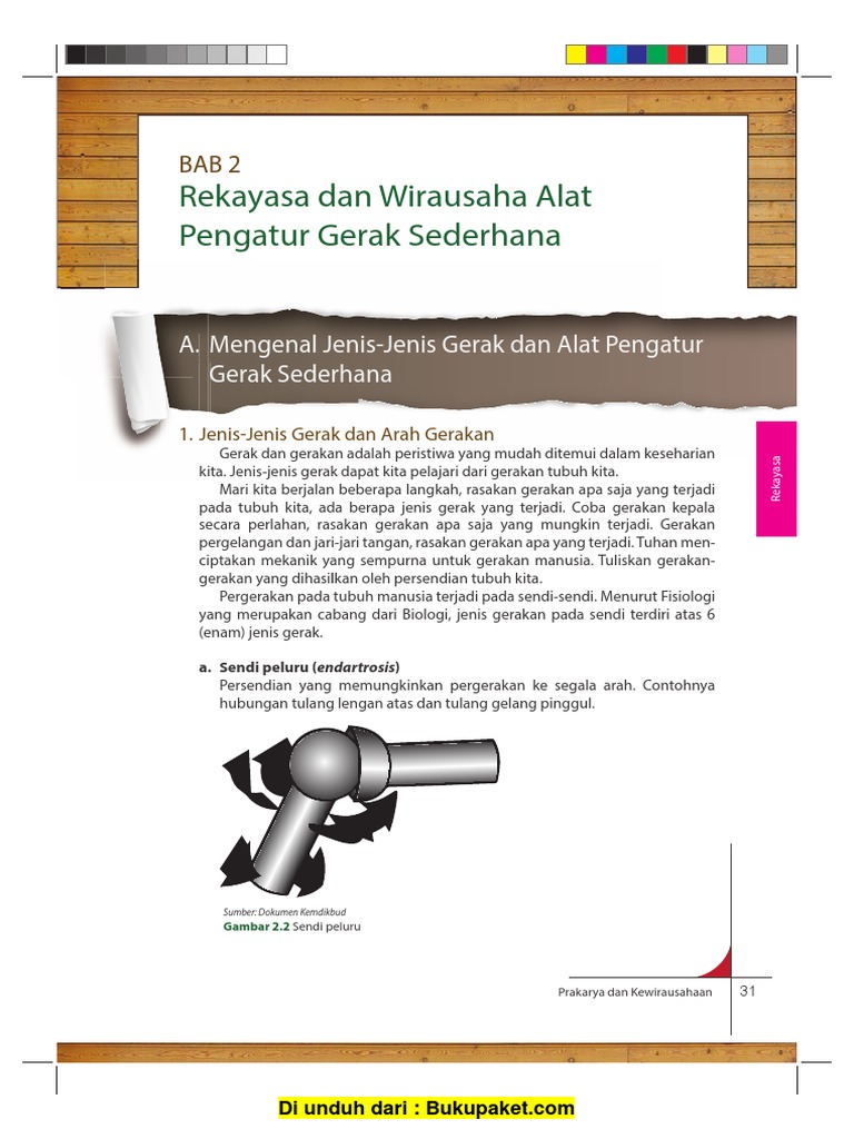 Bab 6 Rekaya Dan Wirausaha Alat Pengatur Gerak Sederhana