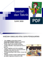 Kaedah dan teknik