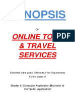 117-Online Tour and Travel Services - Synopsis