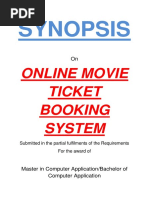 121-Online Movie Ticket Booking System -Synopsis