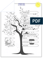 Match the words from William Blake's A Poison Tree