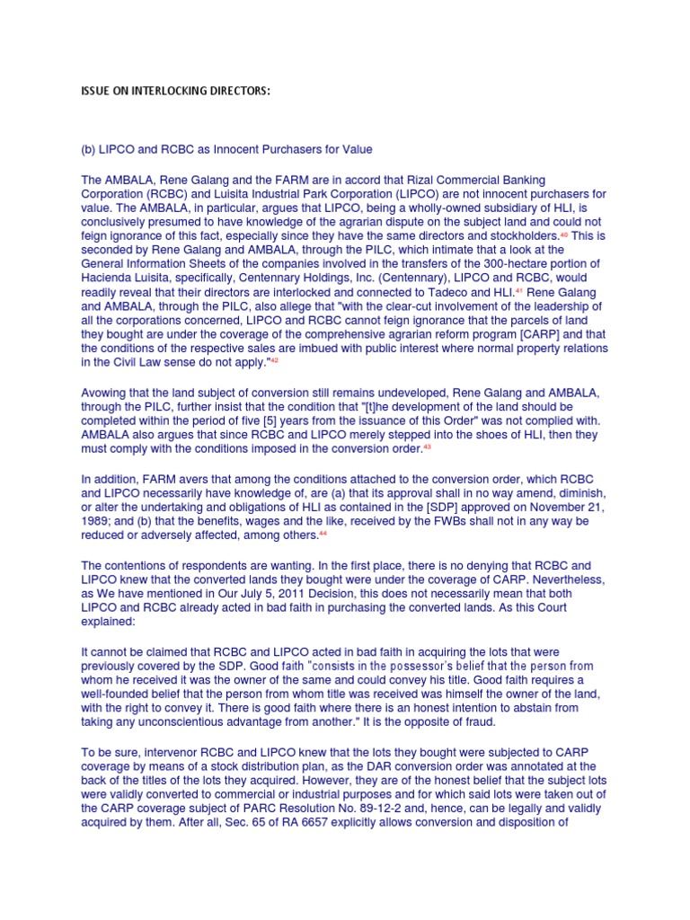 Interlocking Directors PDF Fraud Corporations