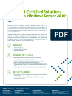 Mcsa Windows Server 2016 Cibertec