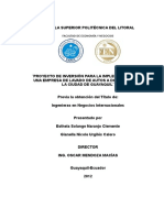 Proyecto de inversión para la implementación de una empresa de lavado de autos a domicilio para la ciudad de guayaquil.doc