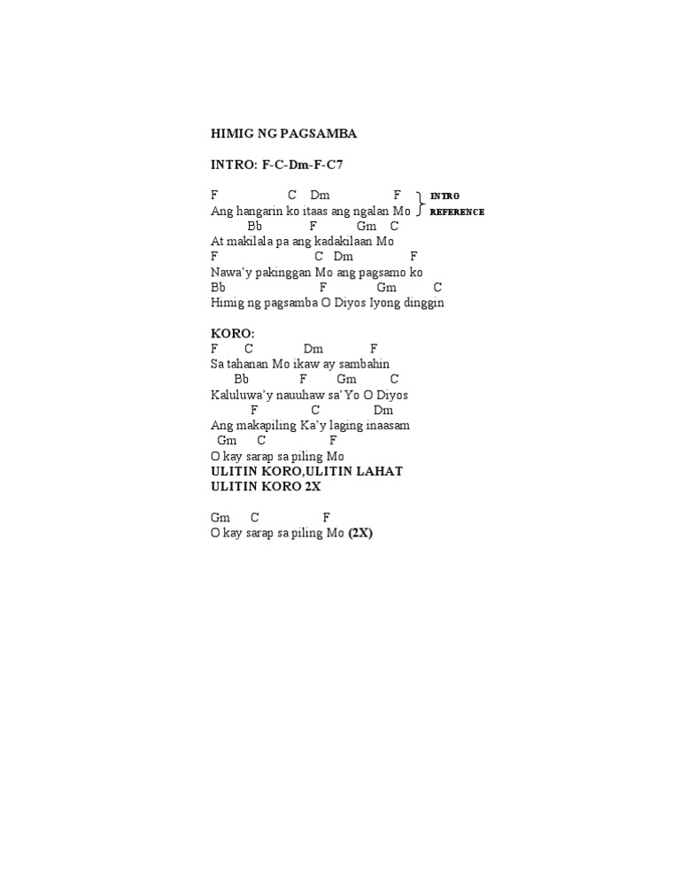 Himig NG Pagsamba | PDF