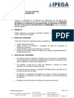 IPEGA. - Hoja Informativa Programa Tecnico Instalador de Gas Natural - INSL0318