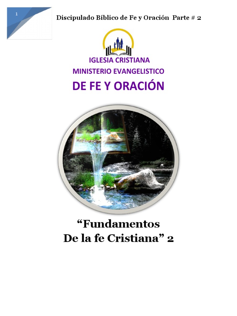 Fundamentos de La Fe Cristiana 2 | PDF | Bautismo | Dios en el cristianismo