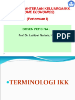 Ilmu Kesejahteraan Keluarga (Home Economics)